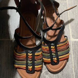 Leather sandals